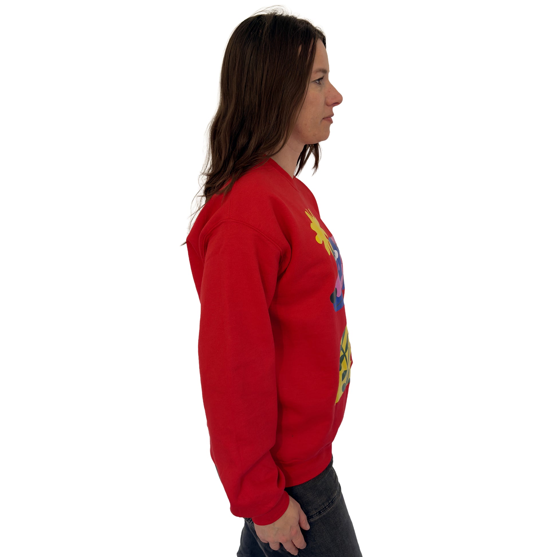 Funky Flower Teckel Sweatshirt