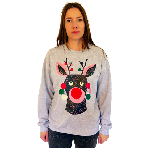 Christmas Rudy Sweatshirt - Sport Grey