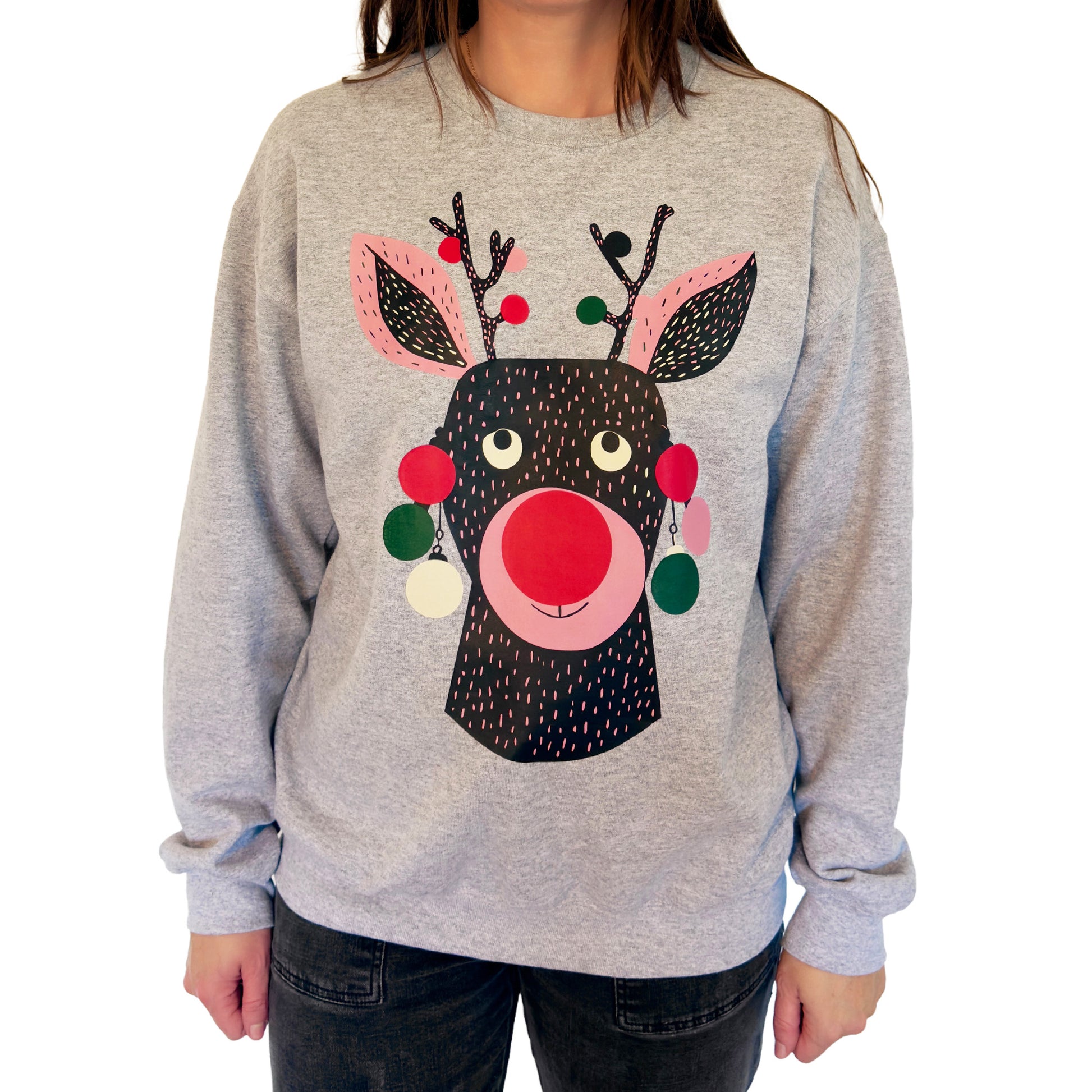 Christmas Rudy Sweatshirt - Sport Grey