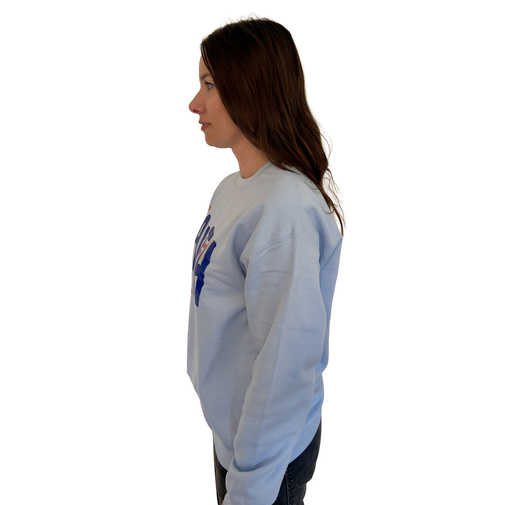 Faith Sweatshirt - Light Blue