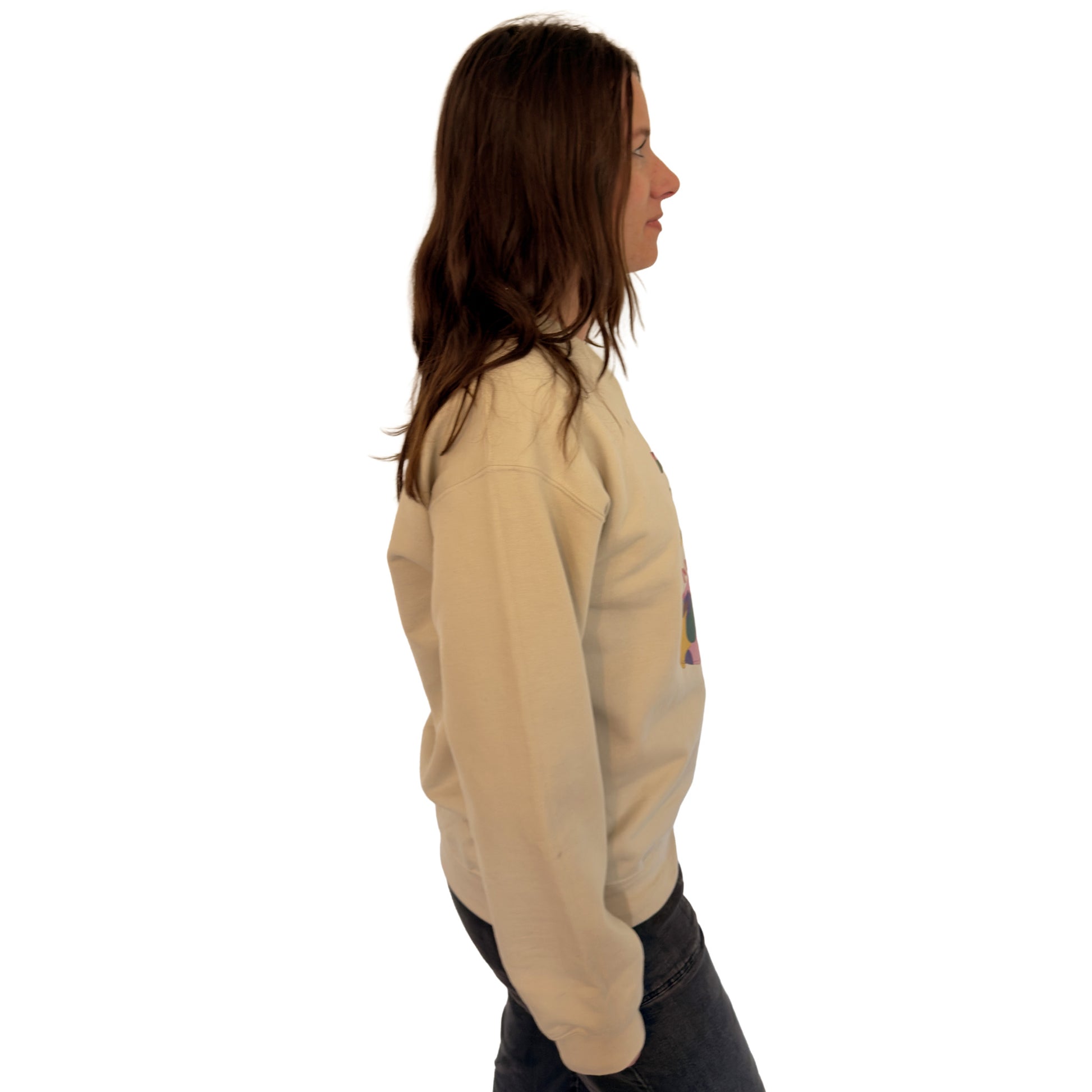 Madame Chat Sweatshirt - Sand