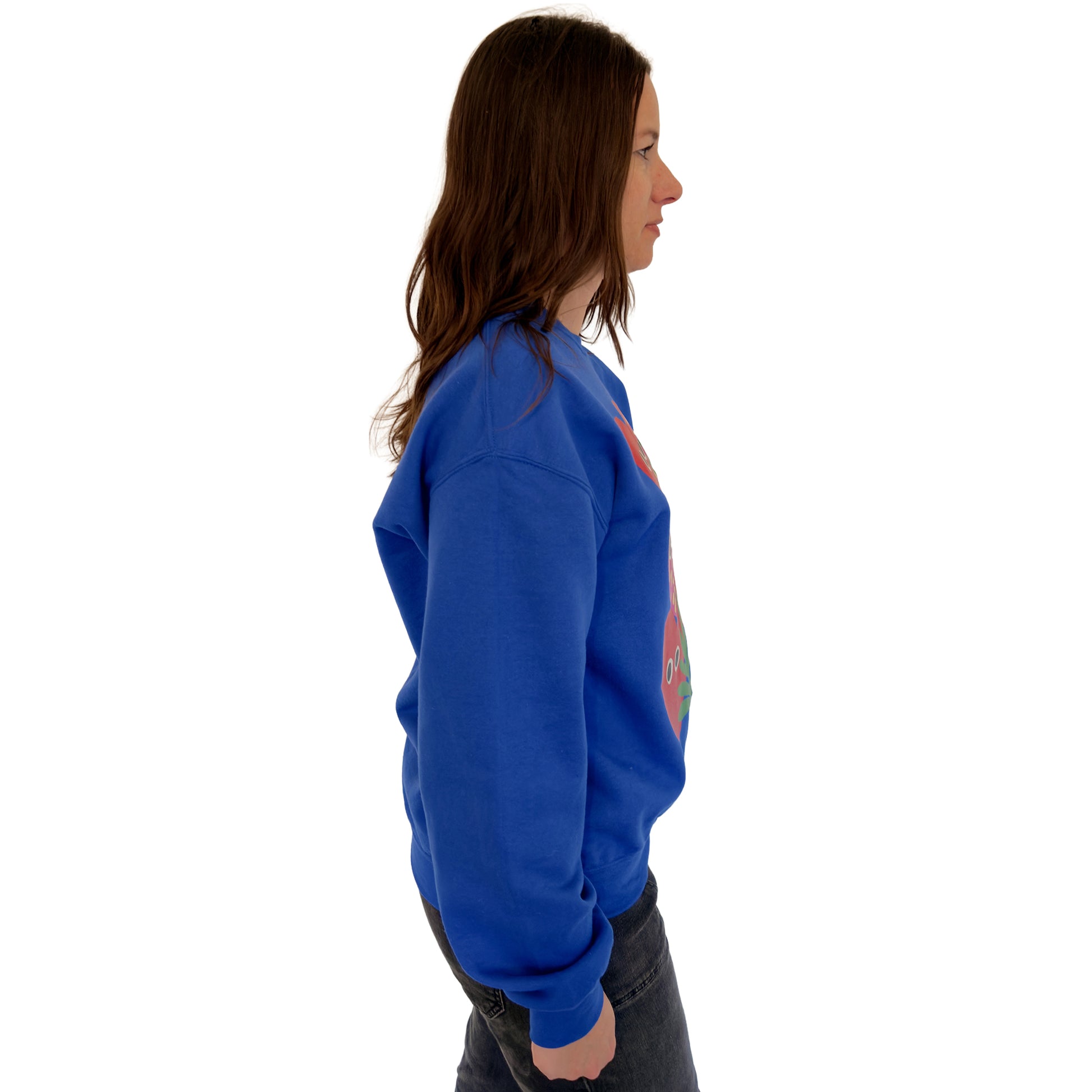 Hearts Parade Sweatshirt - Blue Royal