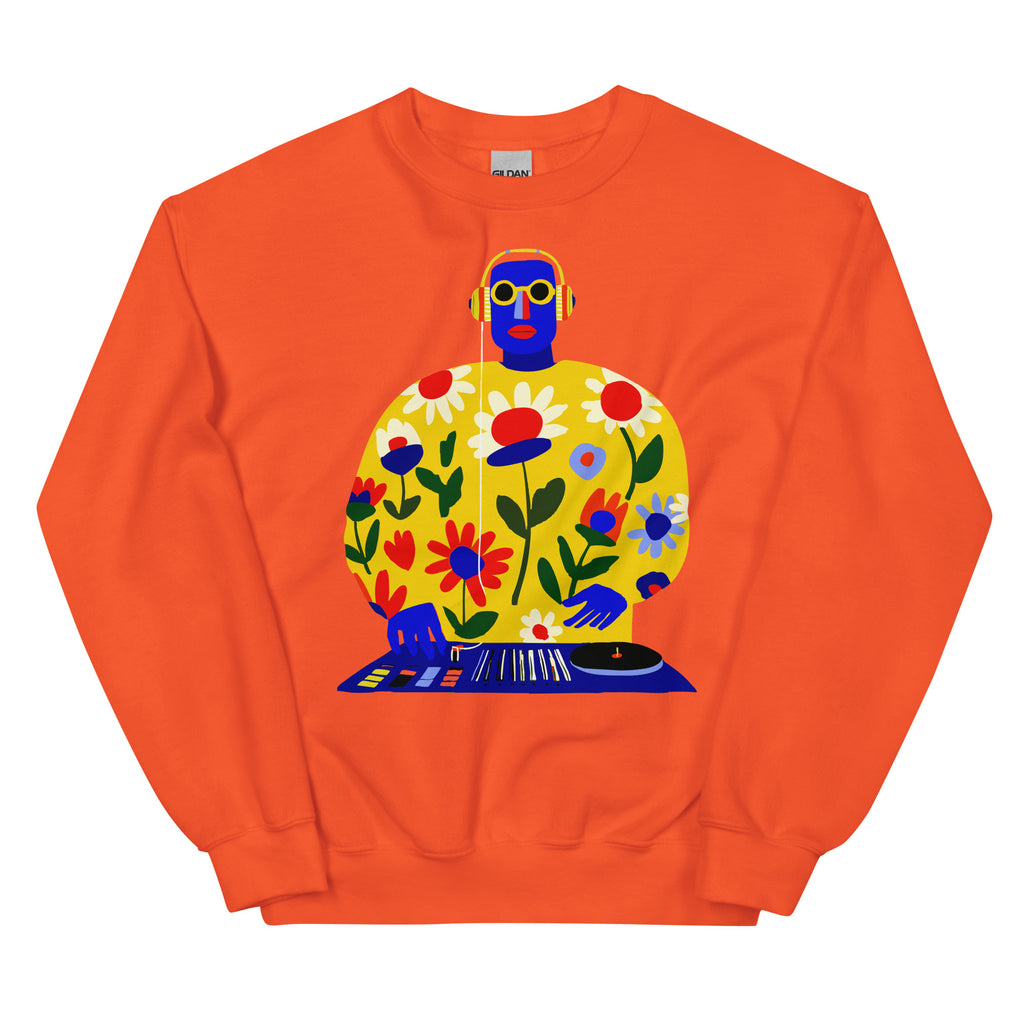 DJ Bloom Sweatshirt - Orange