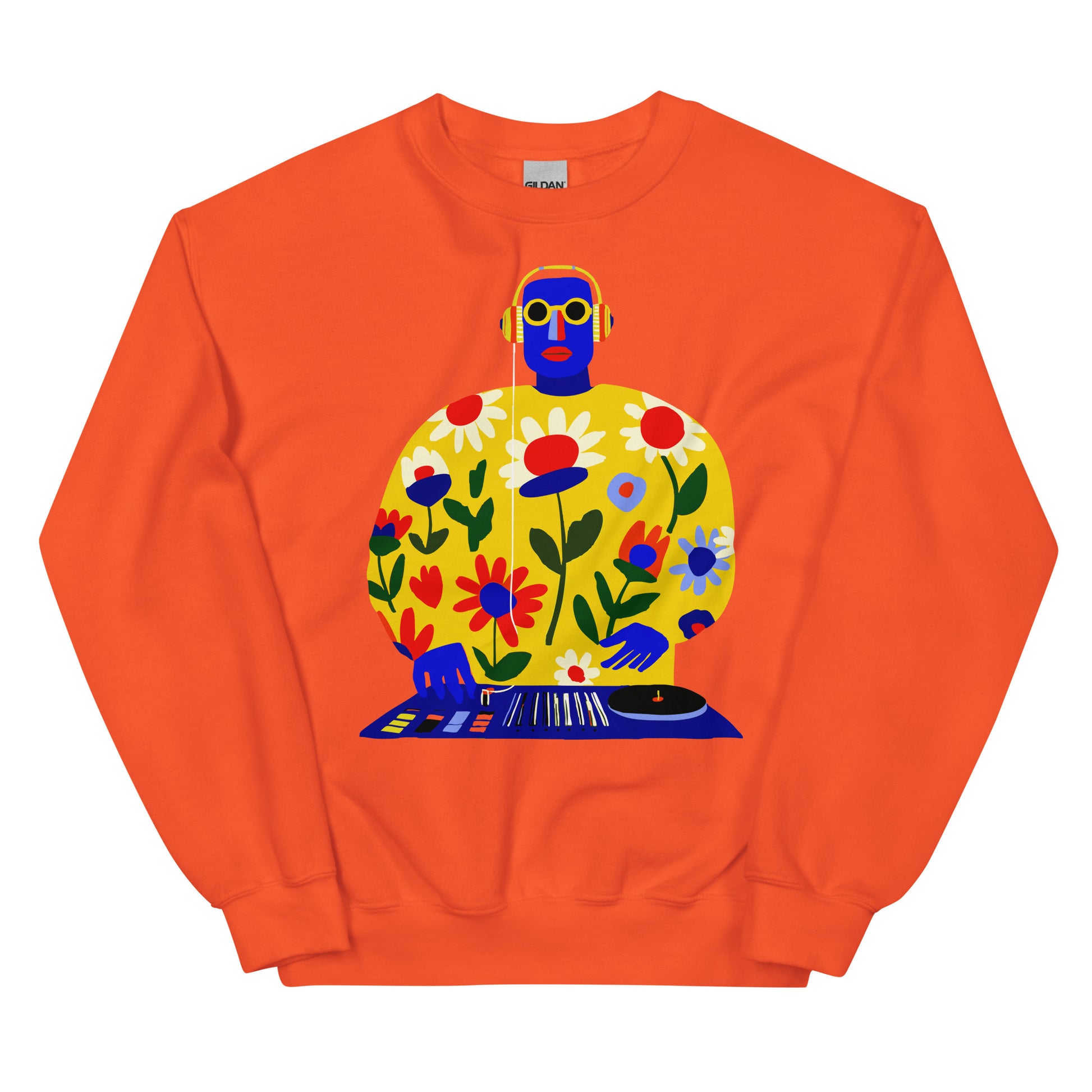 DJ Bloom Sweatshirt - Orange