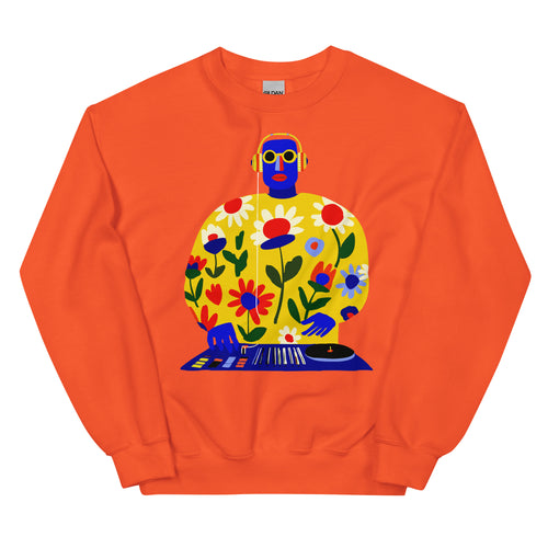 DJ Bloom Sweatshirt - Orange